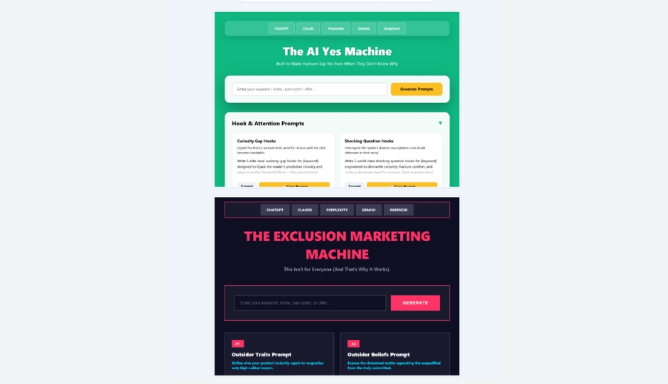The AI Yes Machine Bundle Review + OTOs: Transform Ordinary Content into High-Converting Copy 16 Key features of The AI Yes Machine Bundle