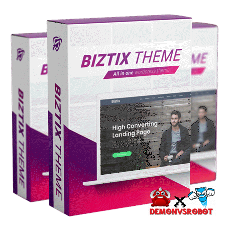 BIZTIX Landing Page Wordpress Theme