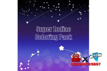 Super Zodiac Coloring Pack OTOs