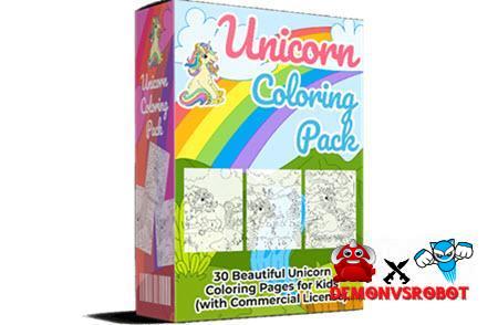 Unicorn Coloring Pack OTOs