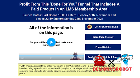 DFY Social Traffic LMS Funnel