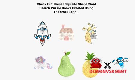 Shape Word Search Puzzles Generator