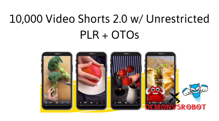 10,000 Video Shorts 2.0 w/ Unrestricted PLR + OTOs Review
