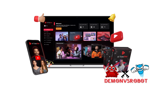 AI TubeStar Review + OTOs: World’s First AI App Transforms ANYONE Into A Faceless YouTube Star