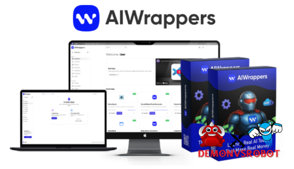 AIWrappers Review + OTOs: Create thousands of monetizable AI tools just by typing what you want.