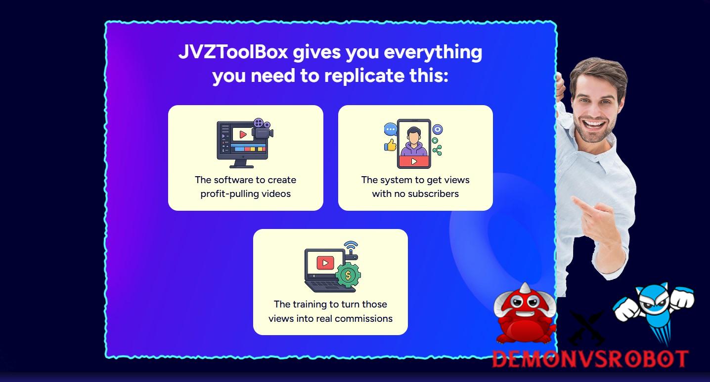 JVZ ToolBox Review + OTOs: powerful all-in-one affiliate marketing solution